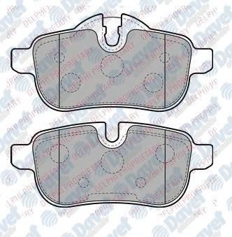 DELPHI LP2163 Fren Balatasi Bmw Z4 01/09> Arka  ####